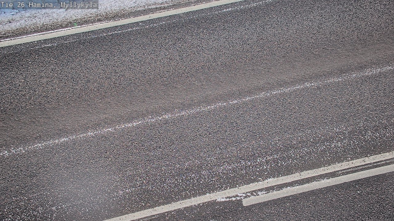 Weather Camera Image Road 26 Hamina, Myllykylä, Hamina, Kymenlaakso