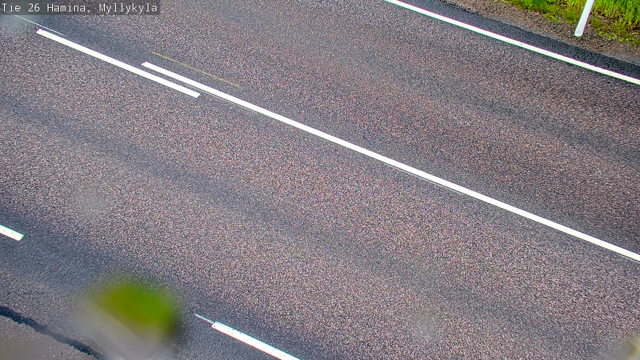 Weather Camera Image Väg 26 Hamina, Myllykylä, Hamina, Kymenlaakso