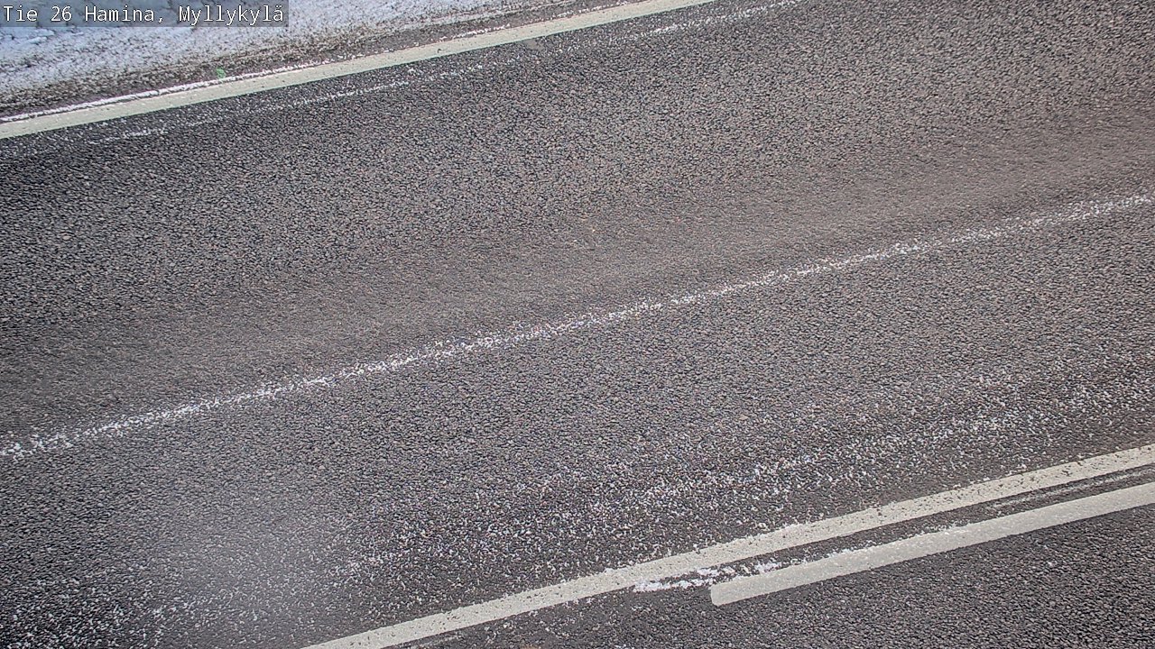Weather Camera Image Road 26 Hamina, Myllykylä, Hamina, Kymenlaakso