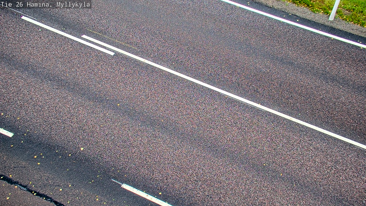 Weather Camera Image Road 26 Hamina, Myllykylä, Hamina, Kymenlaakso