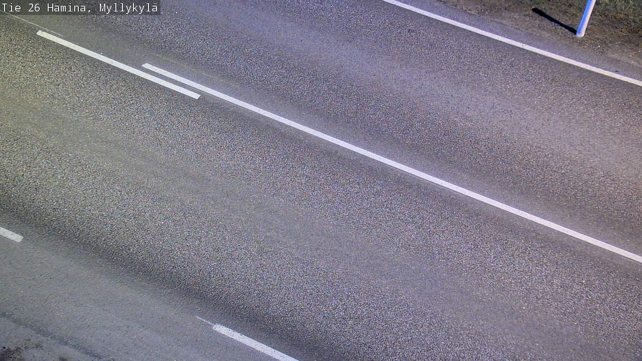 Weather Camera Image Road 26 Hamina, Myllykylä, Hamina, Kymenlaakso