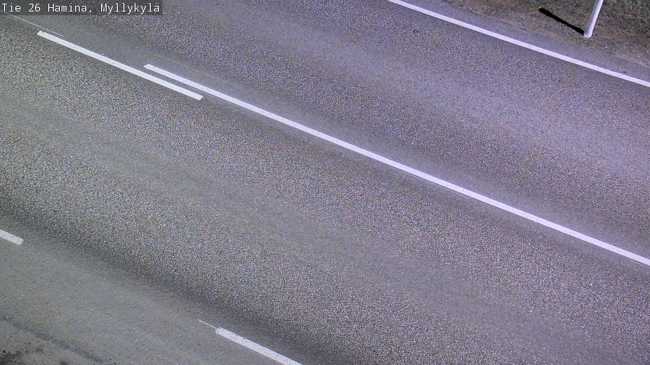 Weather Camera Image Road 26 Hamina, Myllykylä, Hamina, Kymenlaakso