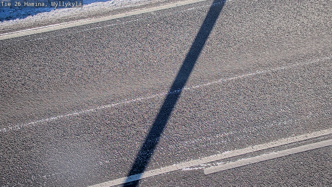 Weather Camera Image Road 26 Hamina, Myllykylä, Hamina, Kymenlaakso