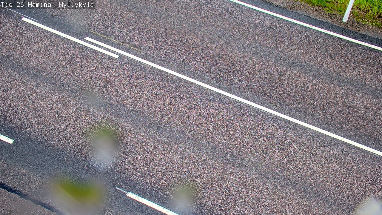 Weather Camera Image Väg 26 Hamina, Myllykylä, Hamina, Kymenlaakso