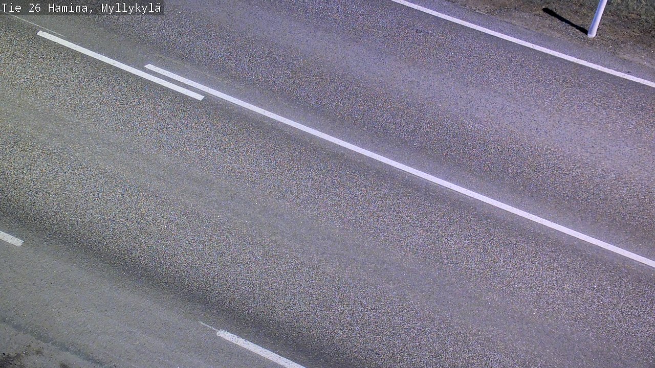 Weather Camera Image Road 26 Hamina, Myllykylä, Hamina, Kymenlaakso