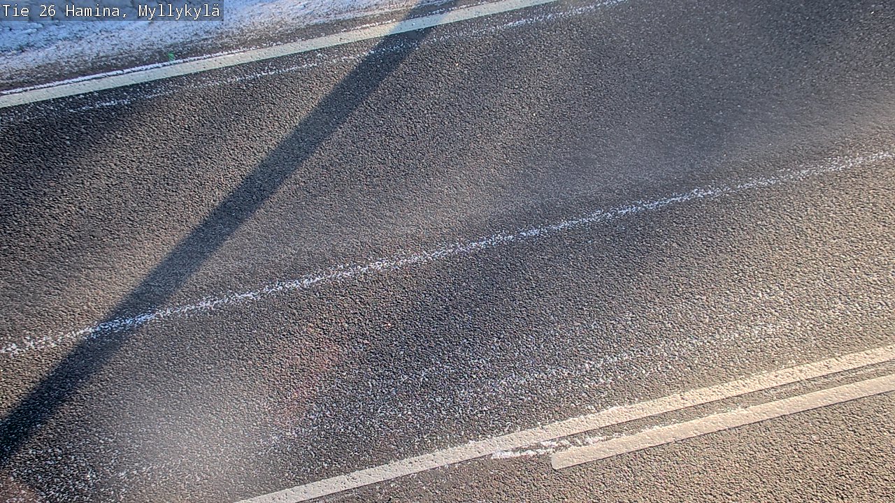 Weather Camera Image Road 26 Hamina, Myllykylä, Hamina, Kymenlaakso