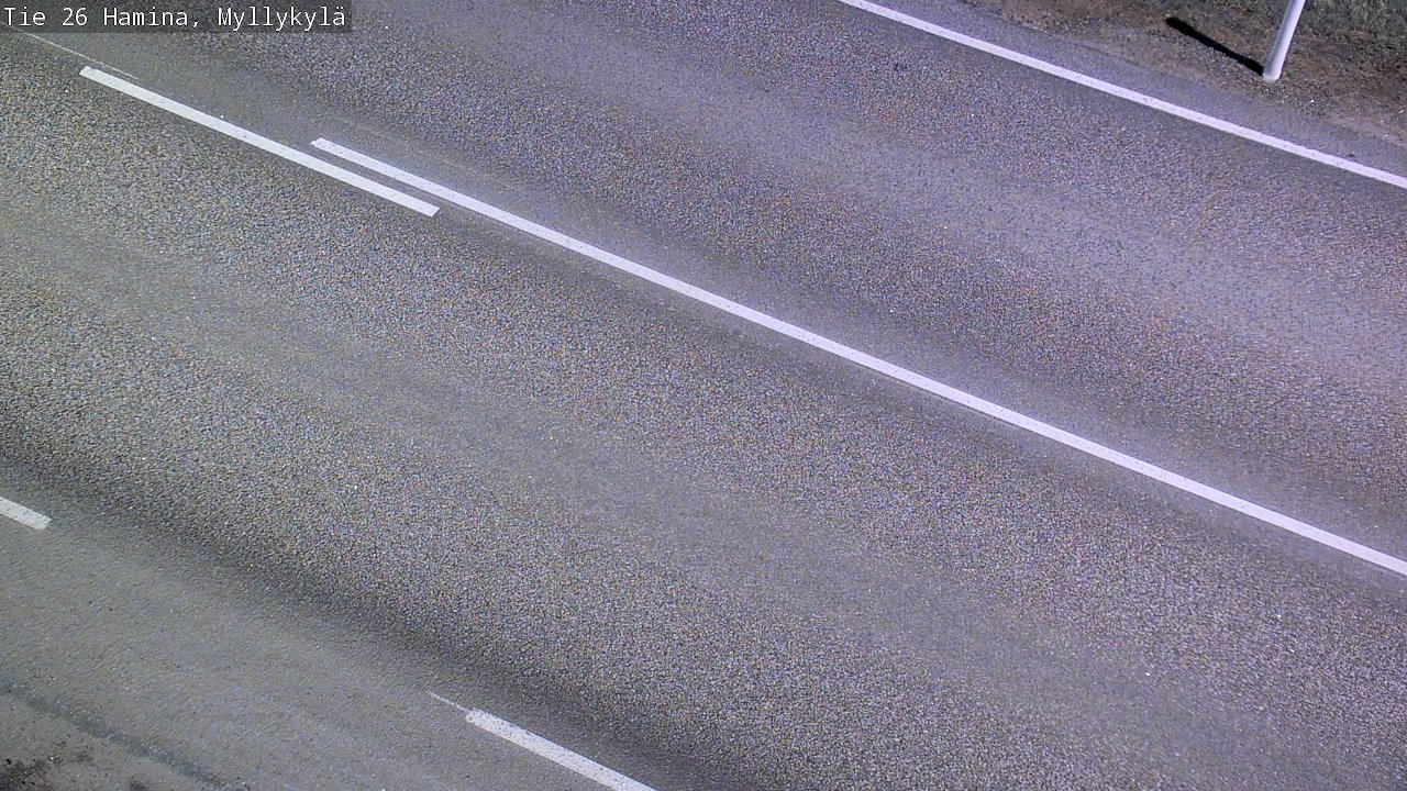 Weather Camera Image Road 26 Hamina, Myllykylä, Hamina, Kymenlaakso