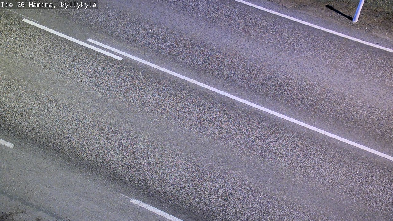 Weather Camera Image Road 26 Hamina, Myllykylä, Hamina, Kymenlaakso