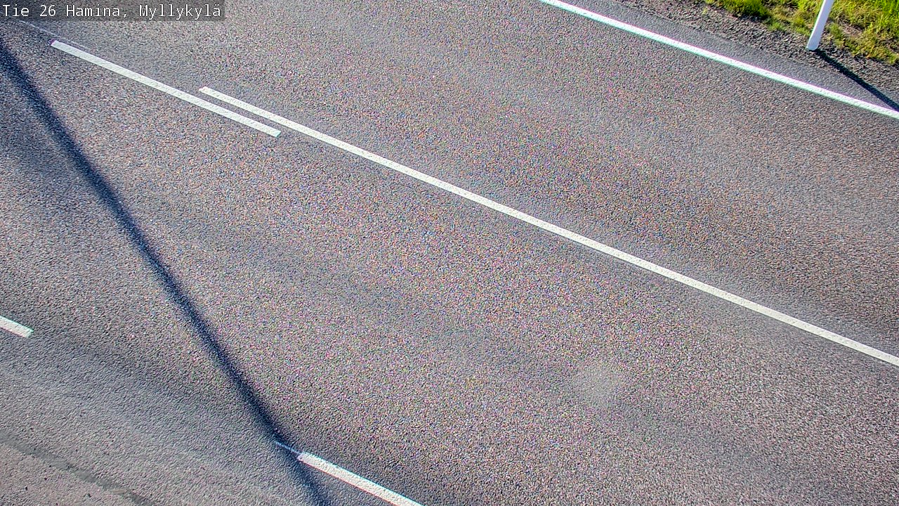 Weather Camera Image Road 26 Hamina, Myllykylä, Hamina, Kymenlaakso