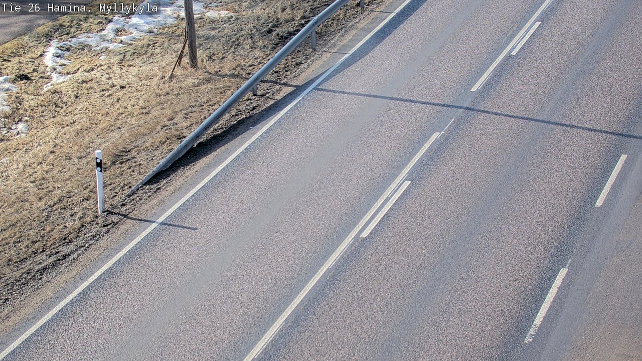 Weather Camera Image Road 26 Hamina, Myllykylä, Hamina, Kymenlaakso
