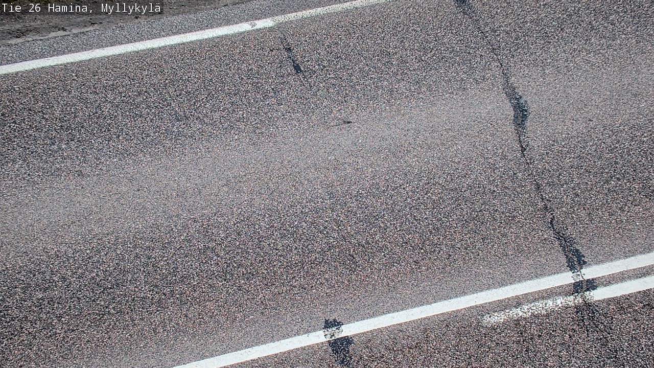Weather Camera Image Road 26 Hamina, Myllykylä, Hamina, Kymenlaakso
