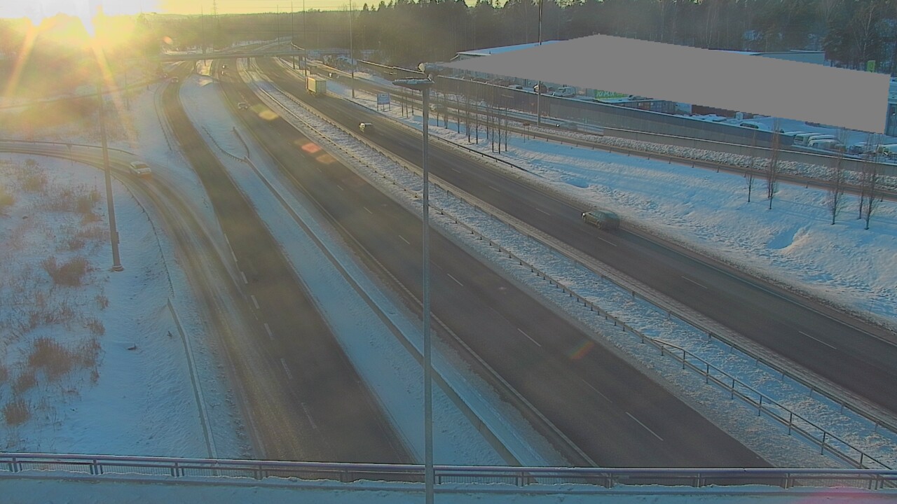 Weather Camera Image Väg 7 Kotka, Jumalniemi, Kotka, Kymenlaakso