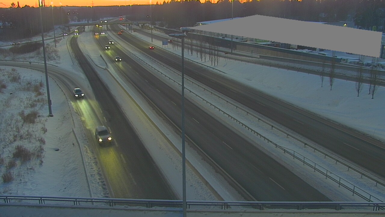 Weather Camera Image Väg 7 Kotka, Jumalniemi, Kotka, Kymenlaakso