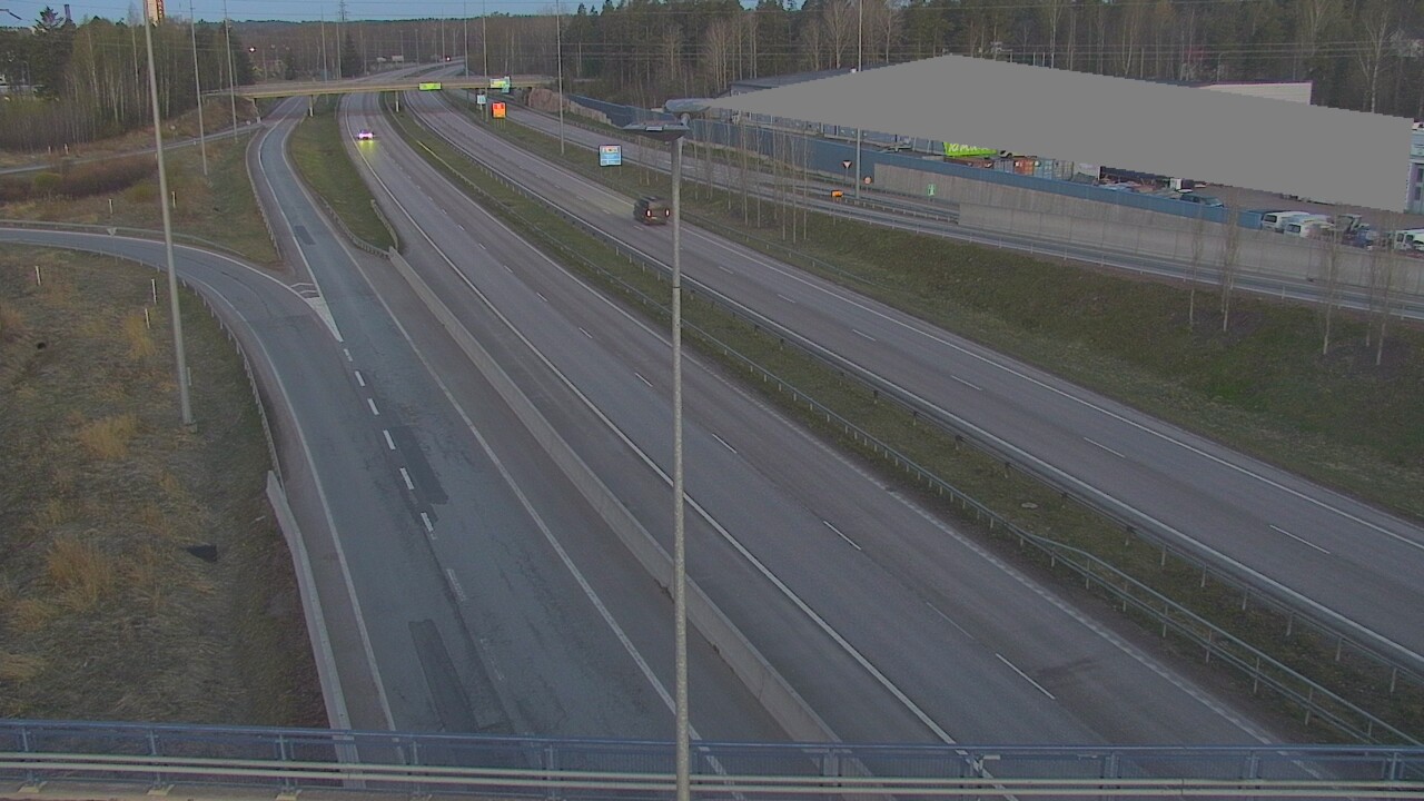 Weather Camera Image Väg 7 Kotka, Jumalniemi, Kotka, Kymenlaakso