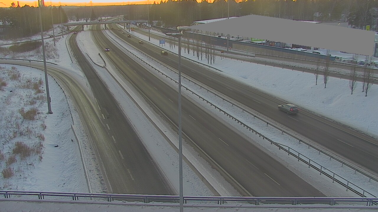 Weather Camera Image Väg 7 Kotka, Jumalniemi, Kotka, Kymenlaakso