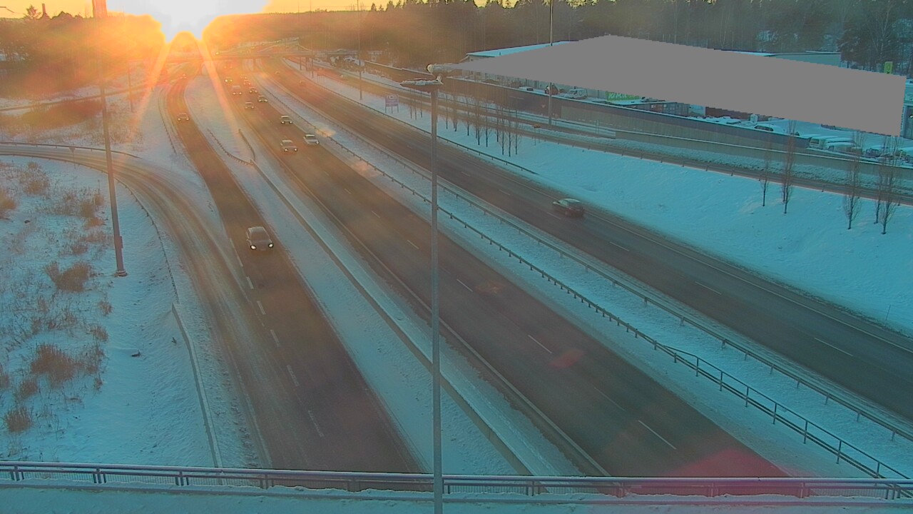 Weather Camera Image Väg 7 Kotka, Jumalniemi, Kotka, Kymenlaakso