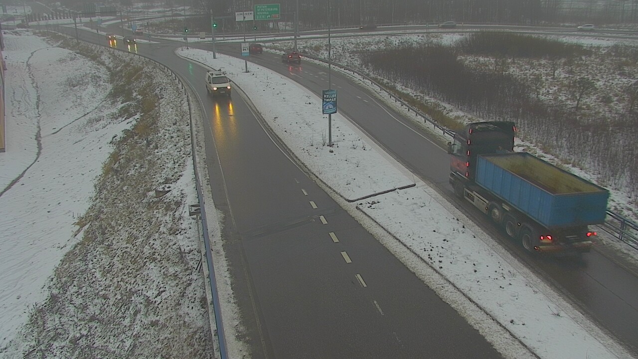 Weather Camera Image Väg 7 Kotka, Jumalniemi, Kotka, Kymenlaakso