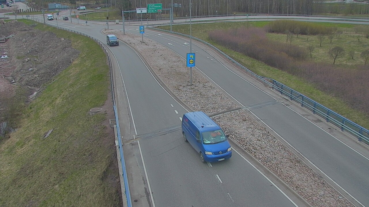 Weather Camera Image Väg 7 Kotka, Jumalniemi, Kotka, Kymenlaakso