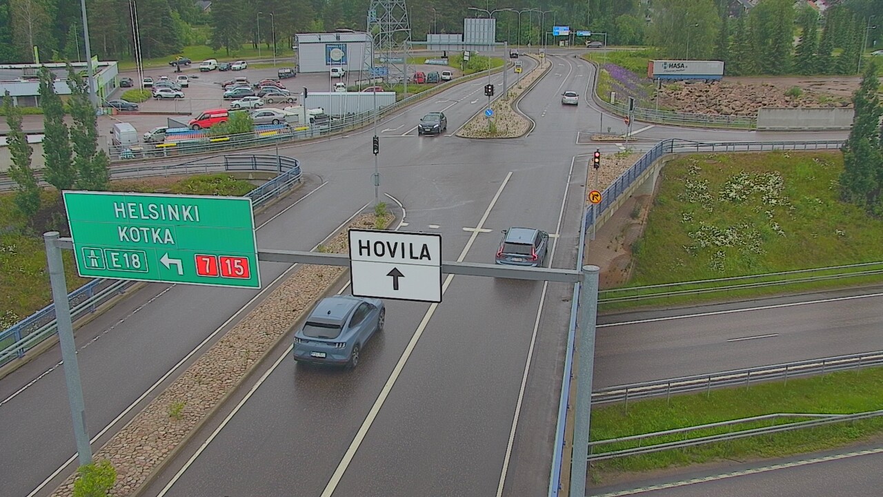 Weather Camera Image Väg 7 Kotka, Jumalniemi, Kotka, Kymenlaakso