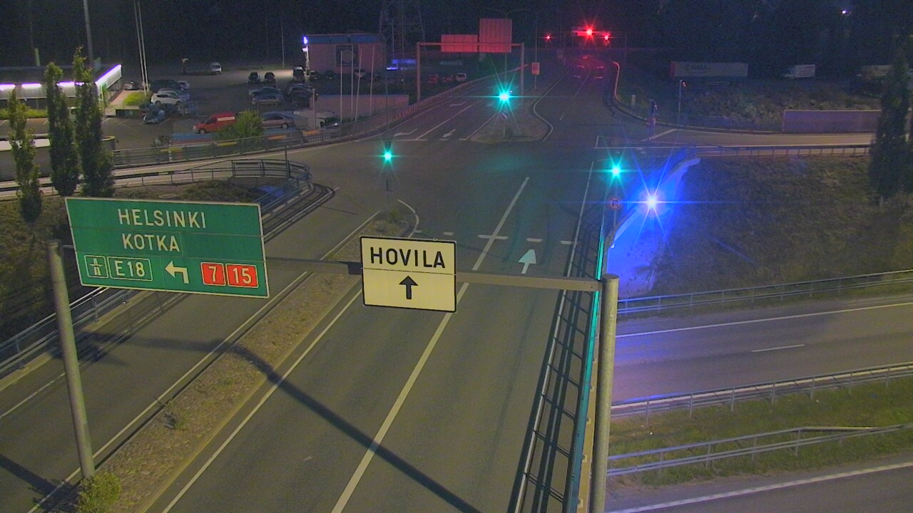Weather Camera Image Väg 7 Kotka, Jumalniemi, Kotka, Kymenlaakso