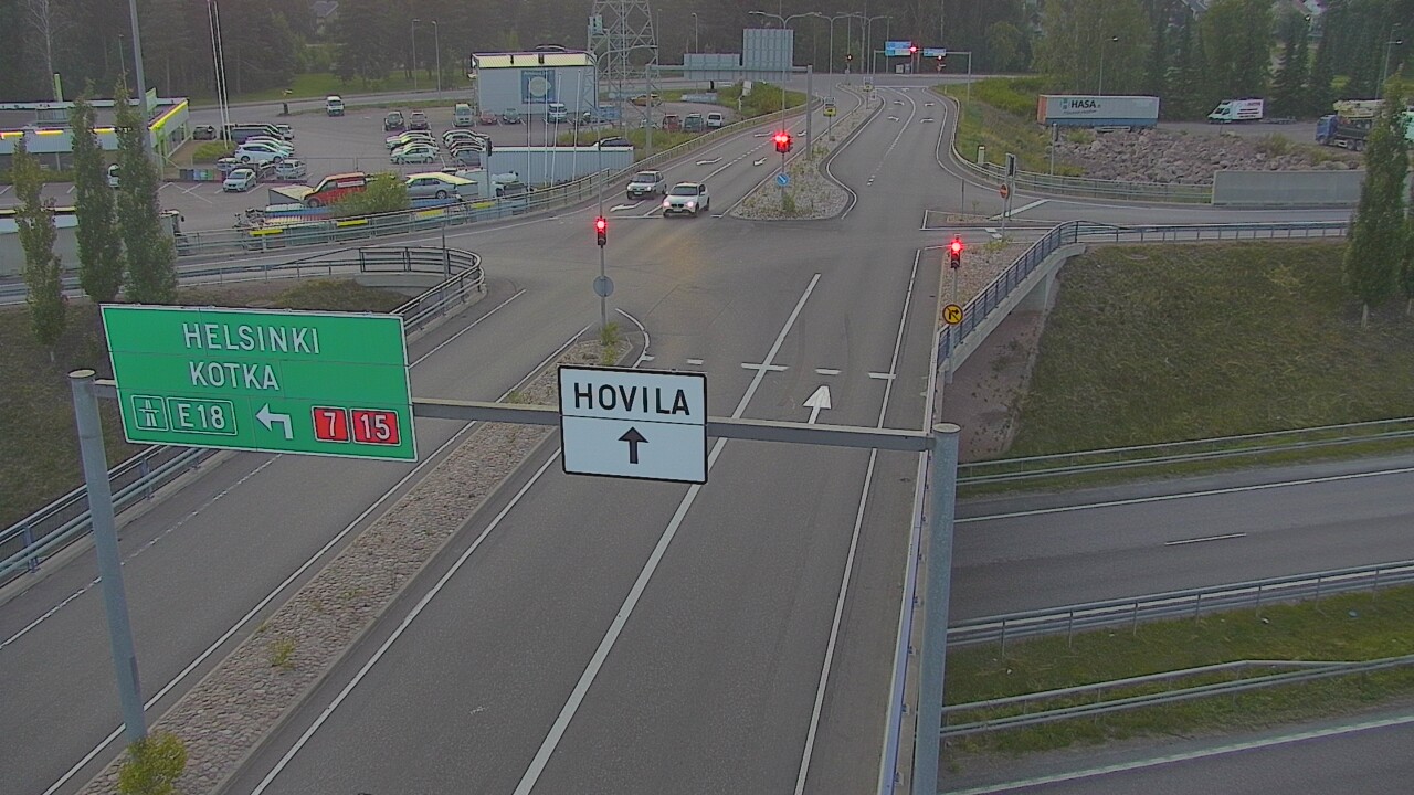 Weather Camera Image Väg 7 Kotka, Jumalniemi, Kotka, Kymenlaakso