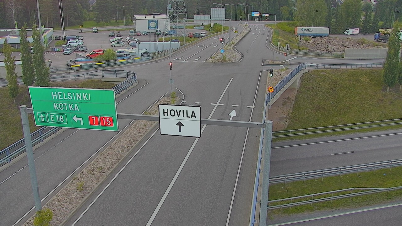 Weather Camera Image Väg 7 Kotka, Jumalniemi, Kotka, Kymenlaakso