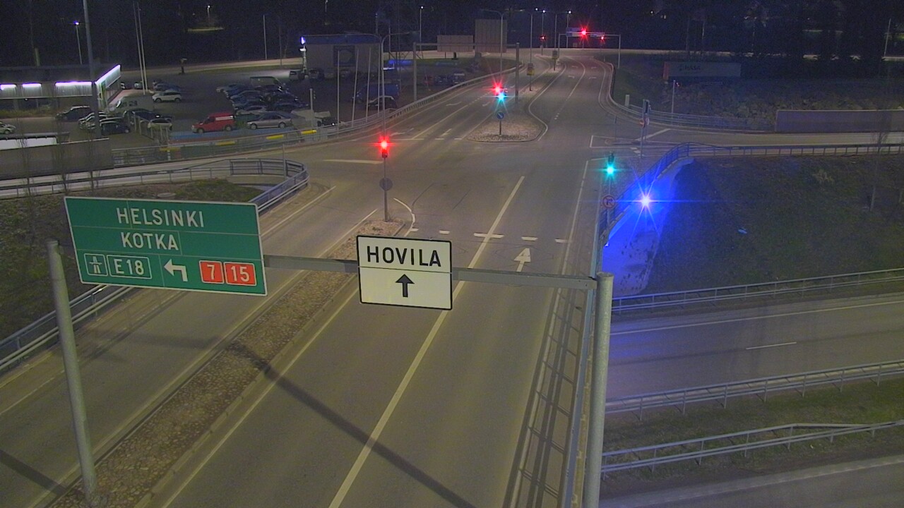 Weather Camera Image Väg 7 Kotka, Jumalniemi, Kotka, Kymenlaakso