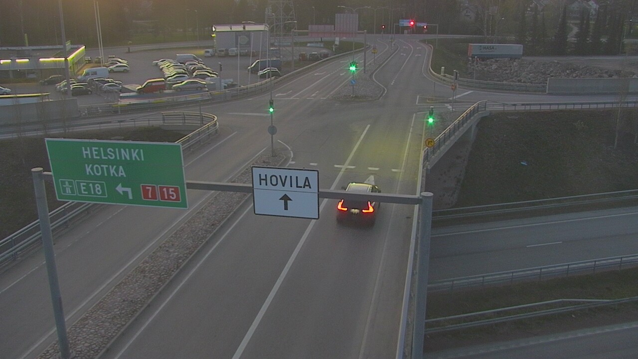 Weather Camera Image Väg 7 Kotka, Jumalniemi, Kotka, Kymenlaakso