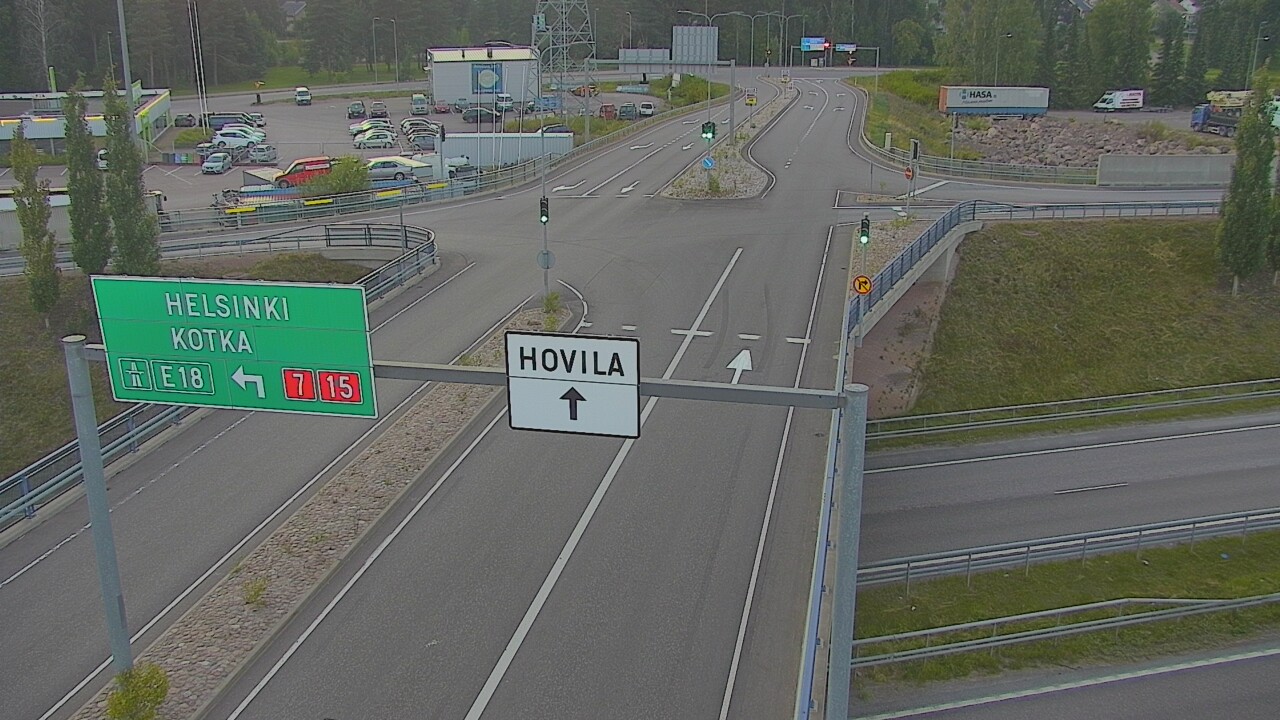 Weather Camera Image Väg 7 Kotka, Jumalniemi, Kotka, Kymenlaakso