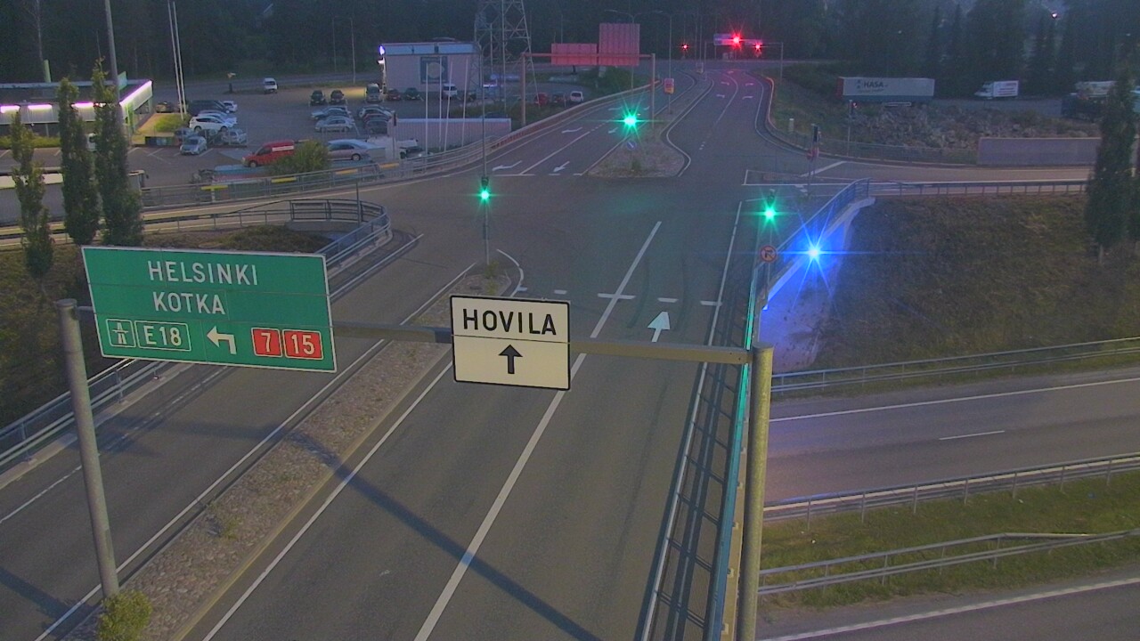 Weather Camera Image Väg 7 Kotka, Jumalniemi, Kotka, Kymenlaakso