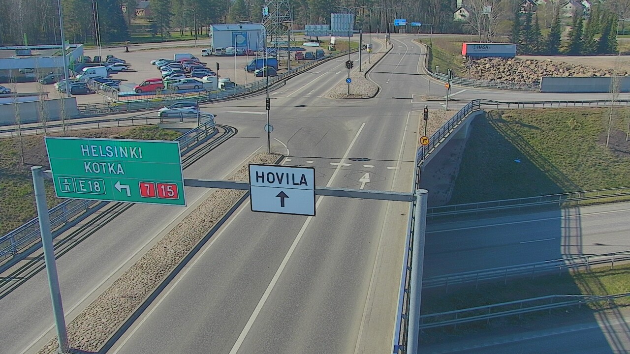 Weather Camera Image Väg 7 Kotka, Jumalniemi, Kotka, Kymenlaakso