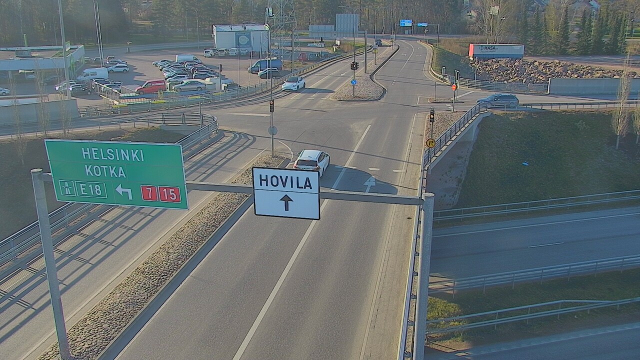 Weather Camera Image Väg 7 Kotka, Jumalniemi, Kotka, Kymenlaakso