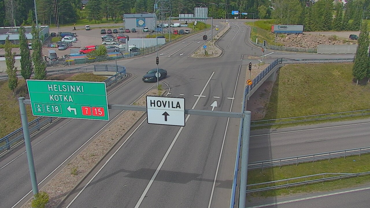 Weather Camera Image Väg 7 Kotka, Jumalniemi, Kotka, Kymenlaakso