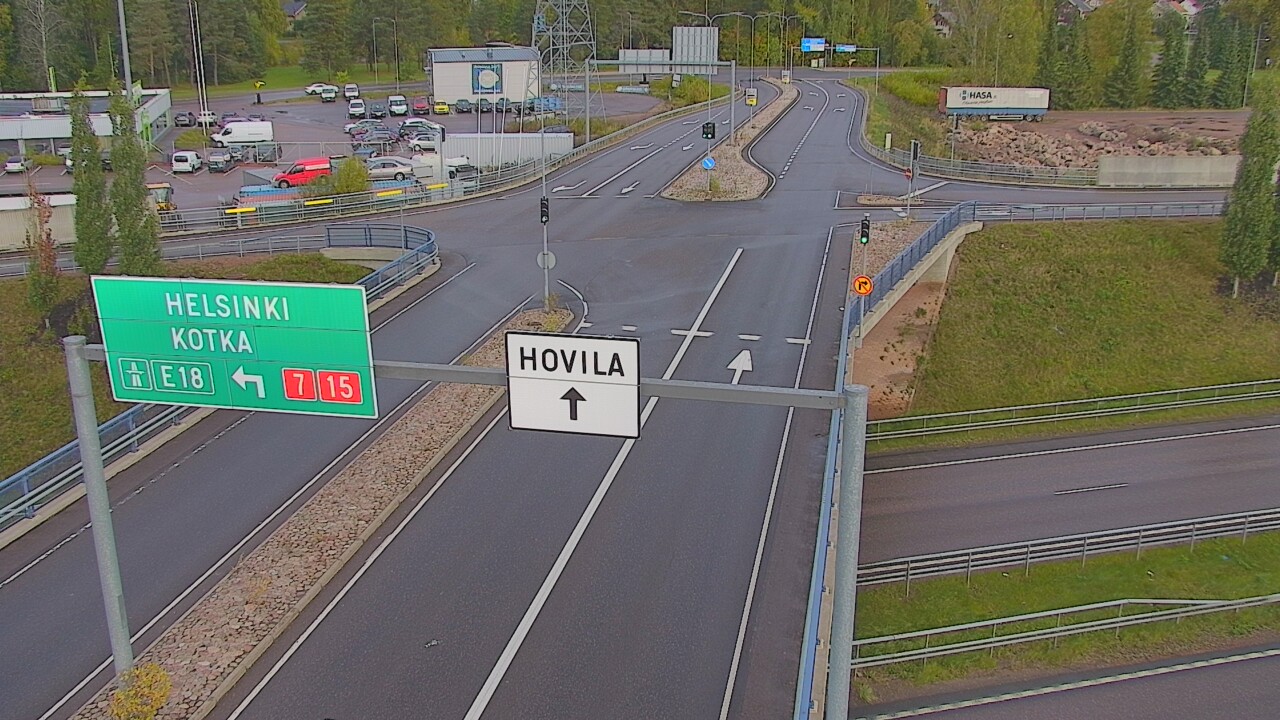 Weather Camera Image Väg 7 Kotka, Jumalniemi, Kotka, Kymenlaakso