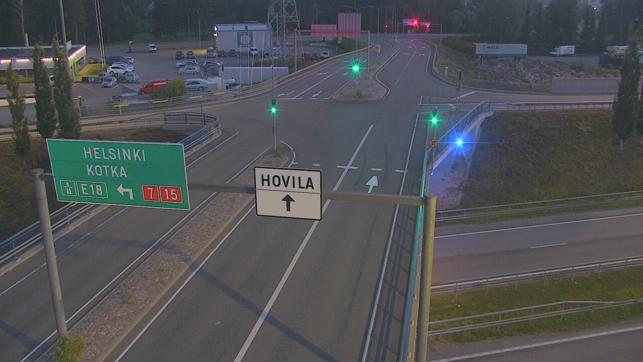 Weather Camera Image Väg 7 Kotka, Jumalniemi, Kotka, Kymenlaakso