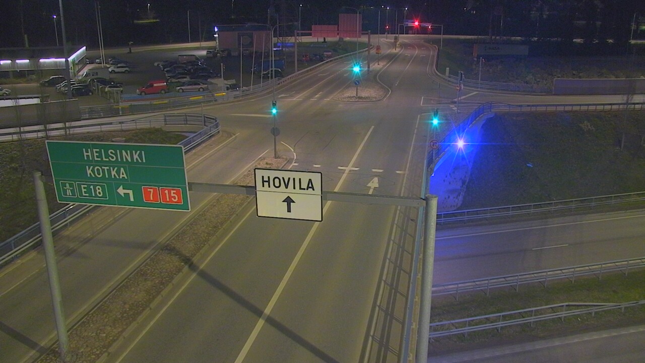 Weather Camera Image Väg 7 Kotka, Jumalniemi, Kotka, Kymenlaakso
