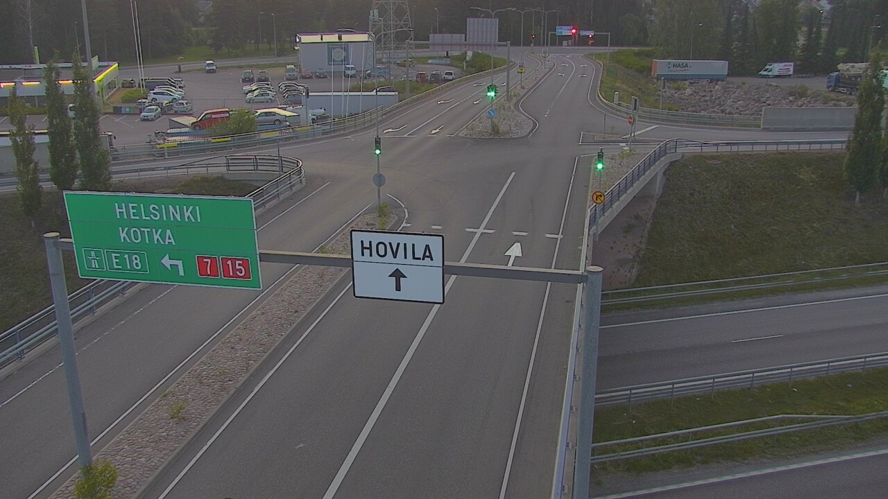 Weather Camera Image Väg 7 Kotka, Jumalniemi, Kotka, Kymenlaakso