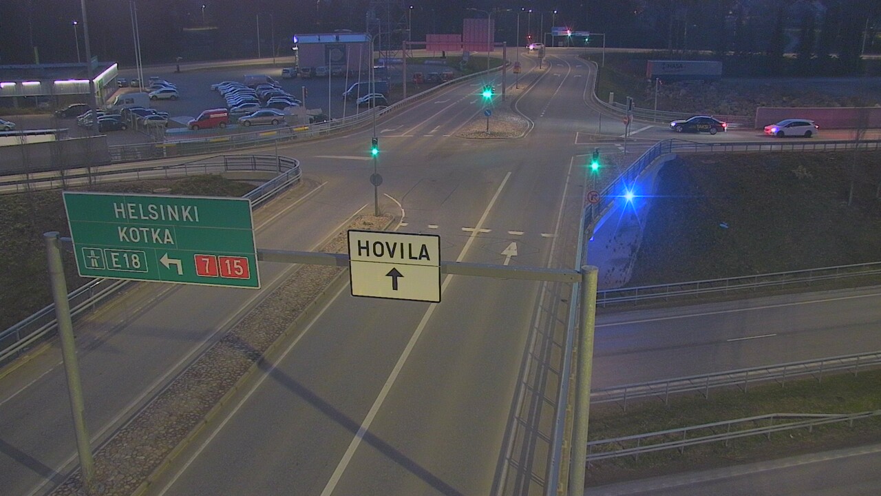 Weather Camera Image Väg 7 Kotka, Jumalniemi, Kotka, Kymenlaakso
