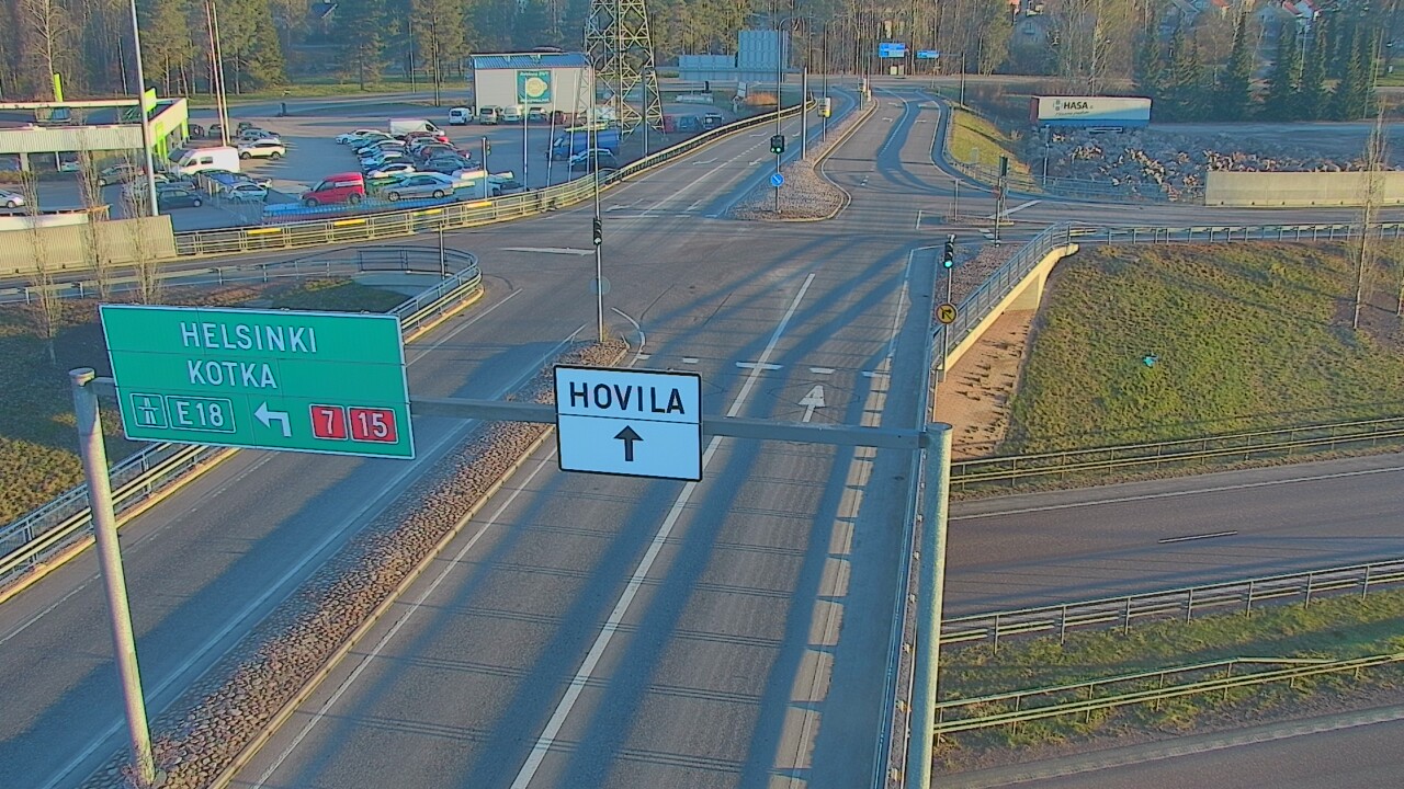 Weather Camera Image Väg 7 Kotka, Jumalniemi, Kotka, Kymenlaakso