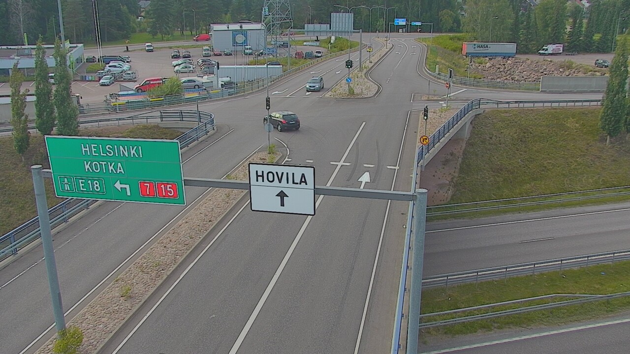 Weather Camera Image Väg 7 Kotka, Jumalniemi, Kotka, Kymenlaakso