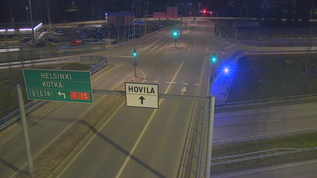 Weather Camera Image Väg 7 Kotka, Jumalniemi, Kotka, Kymenlaakso