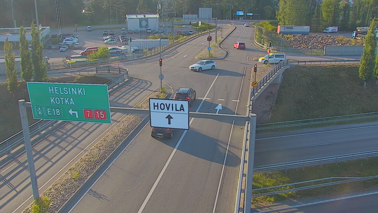 Weather Camera Image Väg 7 Kotka, Jumalniemi, Kotka, Kymenlaakso