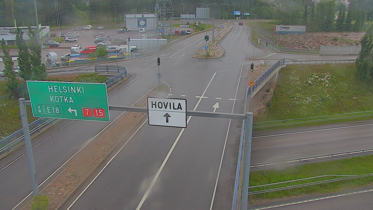 Weather Camera Image Väg 7 Kotka, Jumalniemi, Kotka, Kymenlaakso