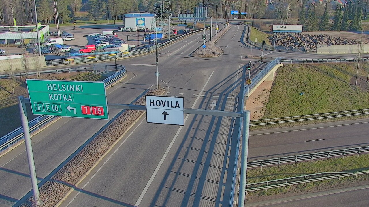 Weather Camera Image Väg 7 Kotka, Jumalniemi, Kotka, Kymenlaakso