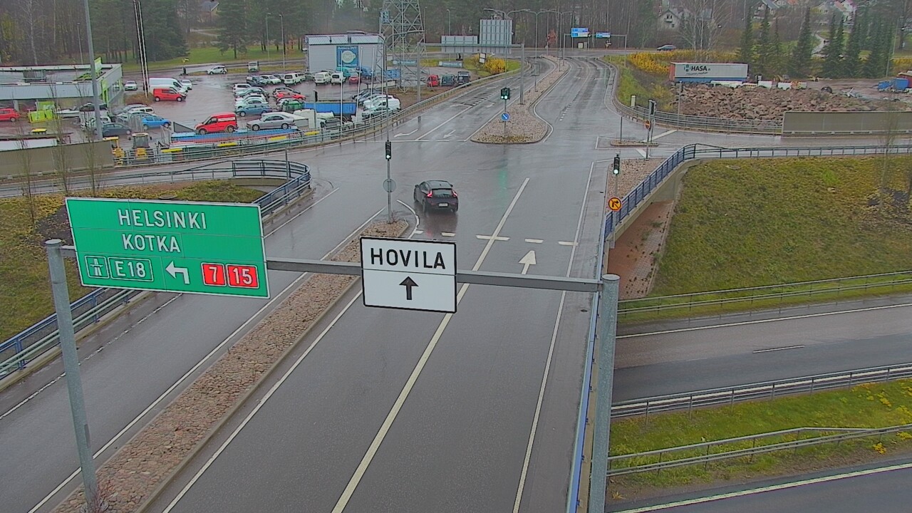 Weather Camera Image Väg 7 Kotka, Jumalniemi, Kotka, Kymenlaakso