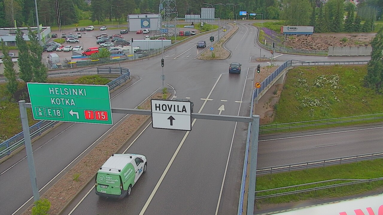 Weather Camera Image Väg 7 Kotka, Jumalniemi, Kotka, Kymenlaakso