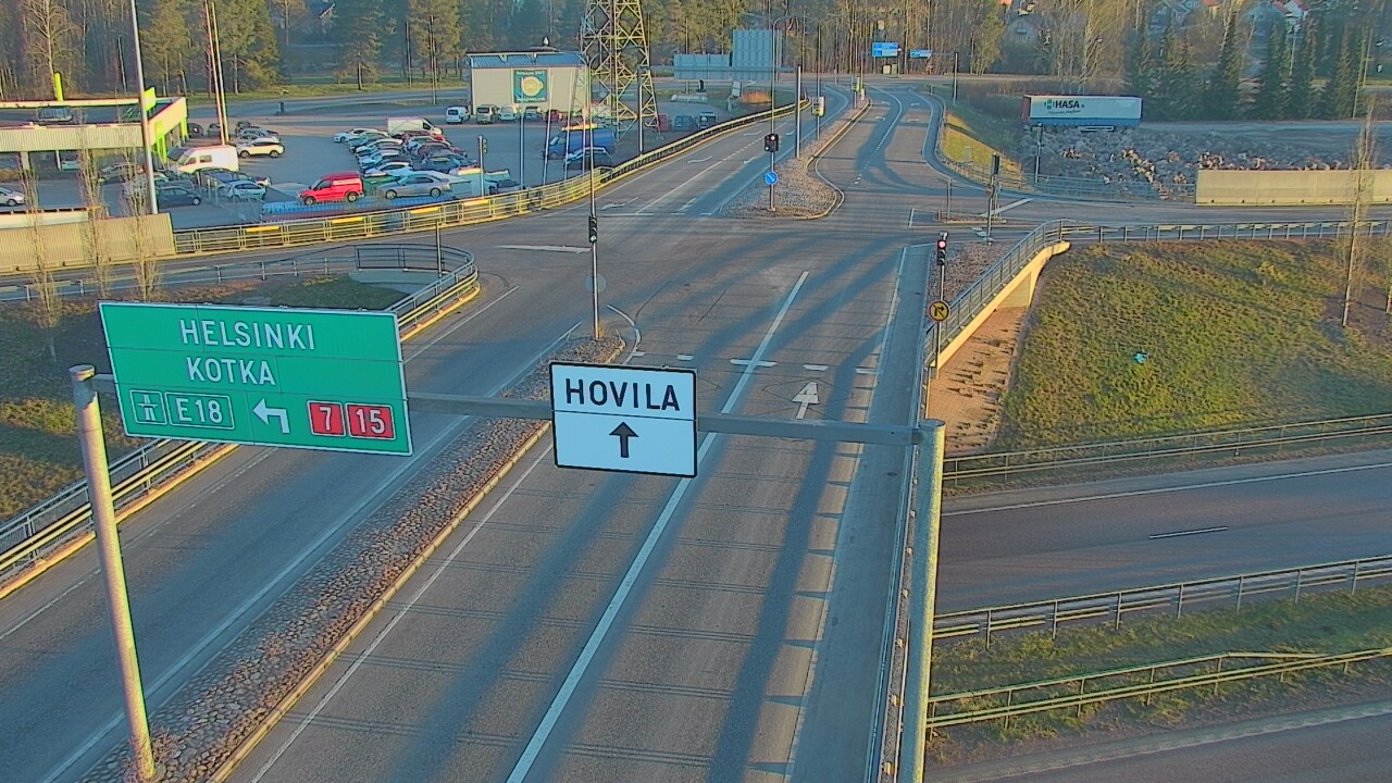 Weather Camera Image Väg 7 Kotka, Jumalniemi, Kotka, Kymenlaakso