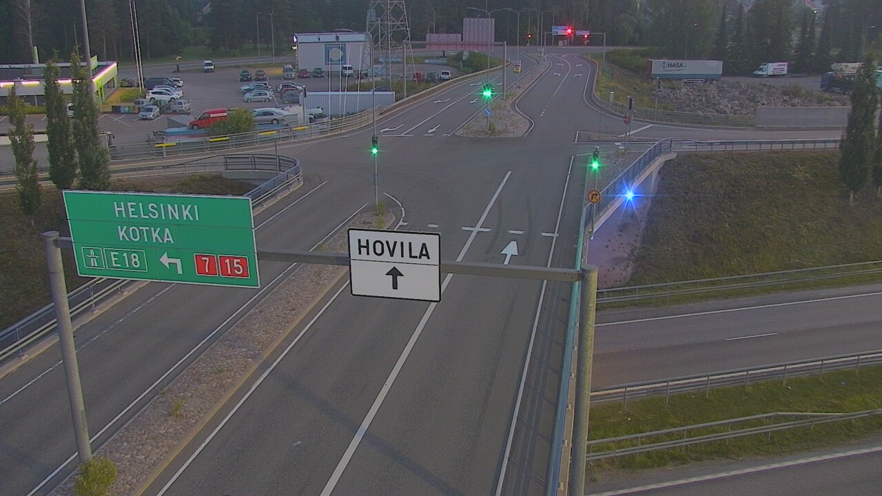 Weather Camera Image Väg 7 Kotka, Jumalniemi, Kotka, Kymenlaakso