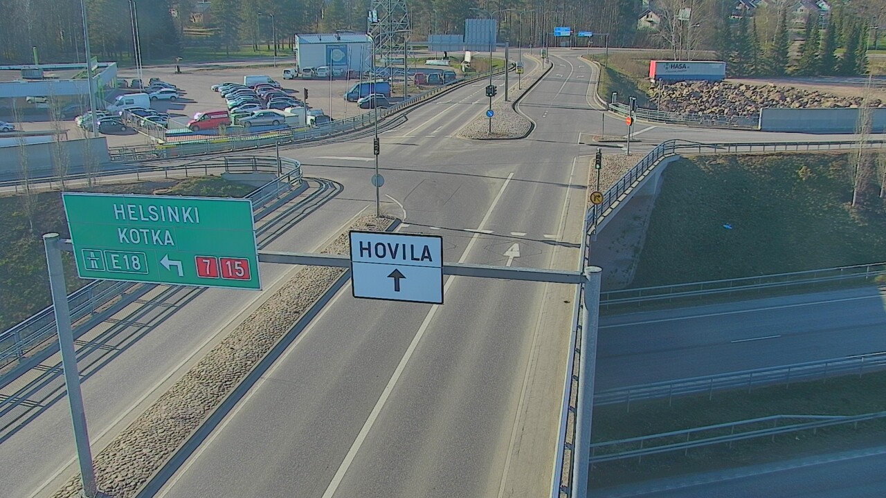 Weather Camera Image Väg 7 Kotka, Jumalniemi, Kotka, Kymenlaakso