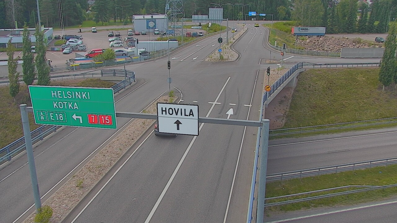 Weather Camera Image Väg 7 Kotka, Jumalniemi, Kotka, Kymenlaakso